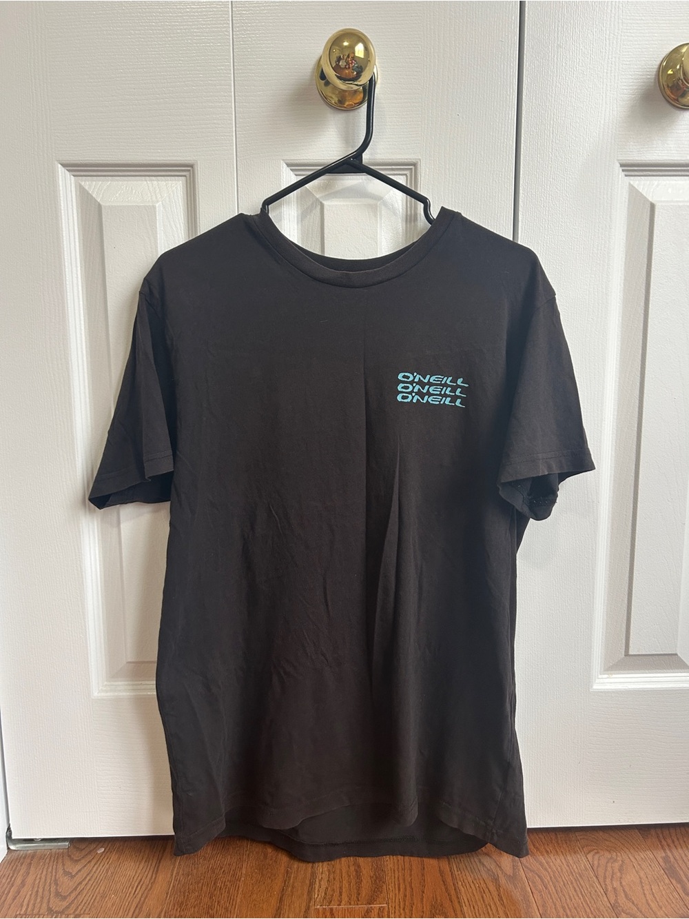 O'Neill Black T-Shirt with Teal Logo